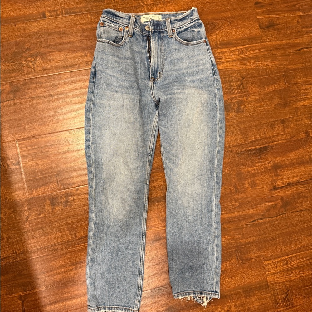 Abercrombie & Fitch Light Blue Straight Leg Jeans